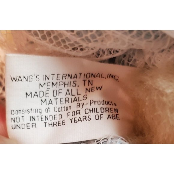 Vintage Bunny Rabbit Stuffed Animal Plush Blue 7" Jointed with Outfit Easter - Picture 13 of 13